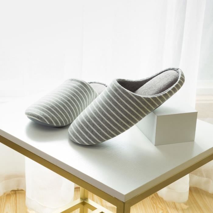 Paire De Pantoufles/chaussons Maison - Motif Halloween, Dessus Coton, Doublure Polaire, Semelle Antidérapante | Confortables, Chauds, Pour Hommes Et Femmes