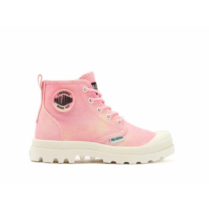 Bottines enfant Palladium Pampa unset Sunset Lacets Polyester Sunset Cdiscount Chaussures