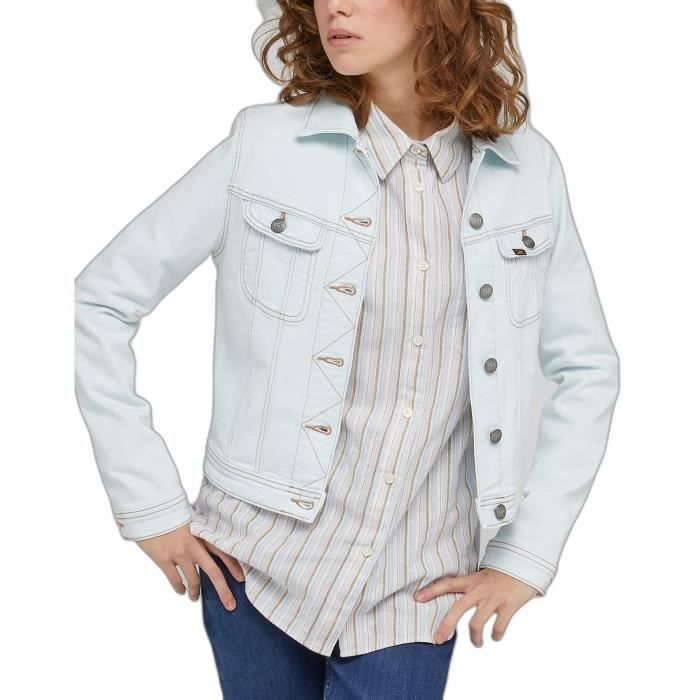 veste en jean lee femme