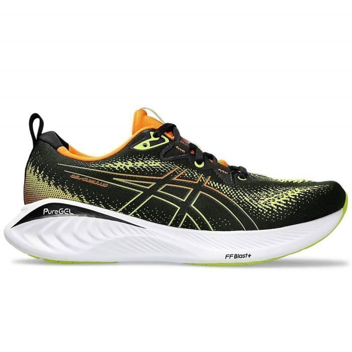Chaussure de Course ASICS Gel Cumulus 25 Homme Noir Regulier Drop 10mm