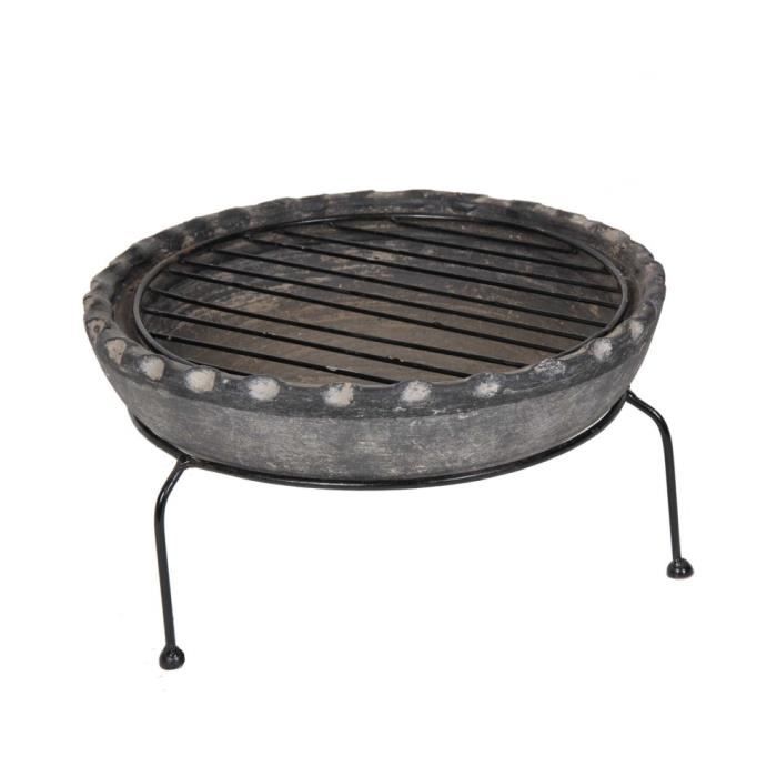 Barbecue En Terre Cuite 35 Cm H 20 X Diametre 35 Noir Achat Vente Barbecue Barbecue En Terre Cuite 35 Cdiscount