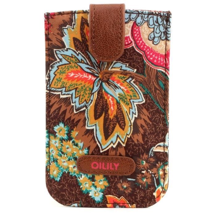 Oilily Jatin Flowers Smartphone Pull Case Bronze [15691] - Cdiscount ...
