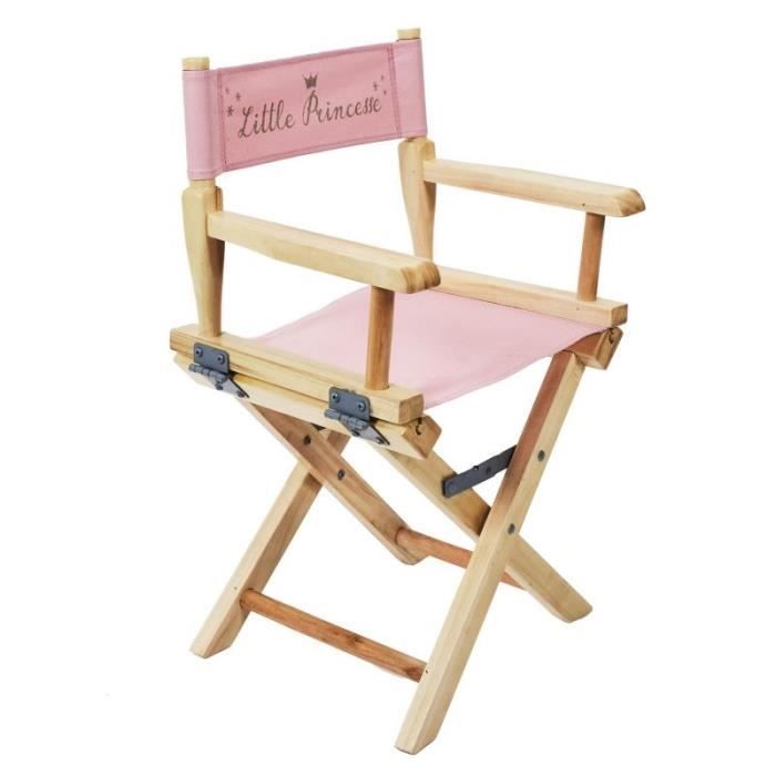 chaise enfant - paris prix - directeur - rose - tissu - polyester - intérieur
