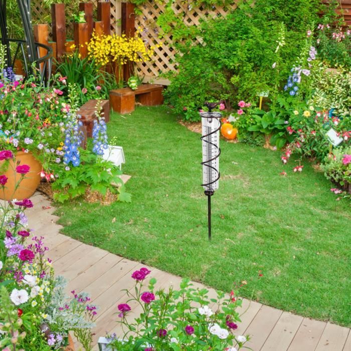 Pluviomètre De Jardin Extérieur - Jauge De Pluie Résistante Au Gel, Grands Chiffres, Facile à Lire - 3