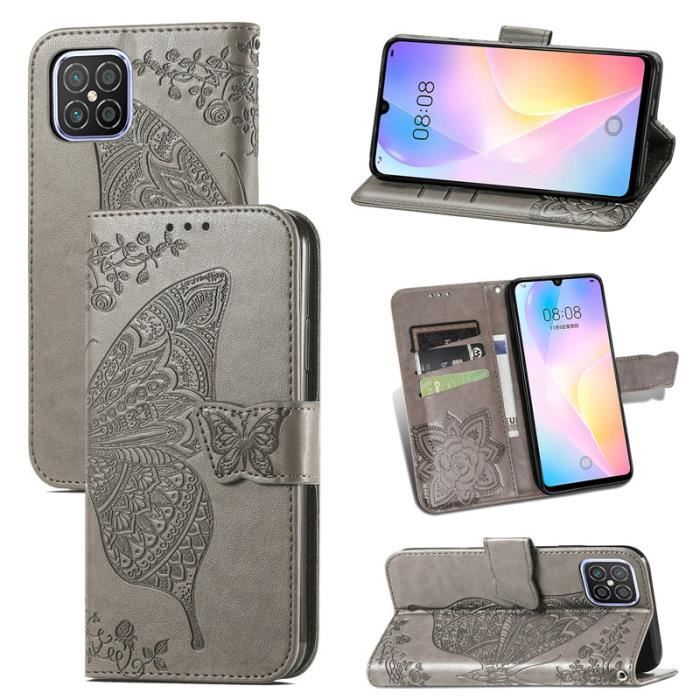 Étui Livre Mandala Rosegold Pour Huawei P Smart Z - Protection Choc - Similicuir - Portefeuille Flip - Neuf