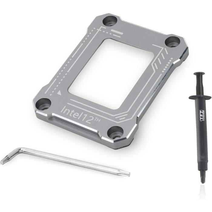 Cadre De Contact CPU Anti-Flexion Pour Intel 12e Et 13e Génération - Alliage Aluminium