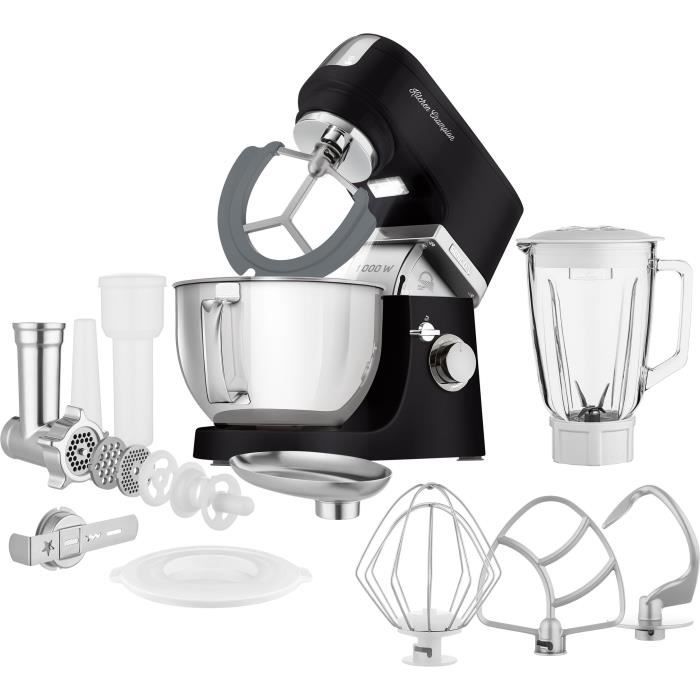 Robot multifonctions - SENCOR - STM 6359BK Kitchen Champion - Pâtissier - 1000W - Bol 45L inox - Blender - Hachoir - 3 accessoires