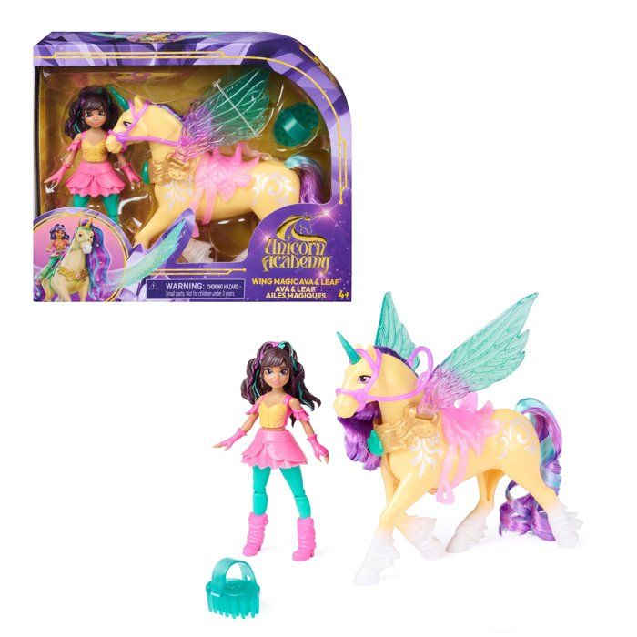 Ava Et Leaf Ailes Magiques - Unicorn Academy - SPINMASTER - A Partir De 4 Ans