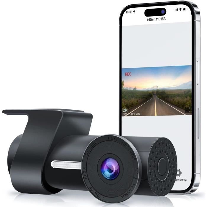 Dashcam Voiture ADAS JC261P WiFi 4G Avant + Intérieur - Caméra Embarquée Avec GPS, Moniteur Distance, SOS Et Vision Nocturne
