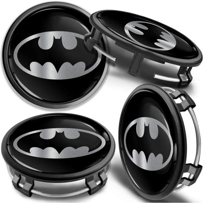 4x Silicone Sticker Skull ∅= 55mm Emblem For Hub Caps Sticker New