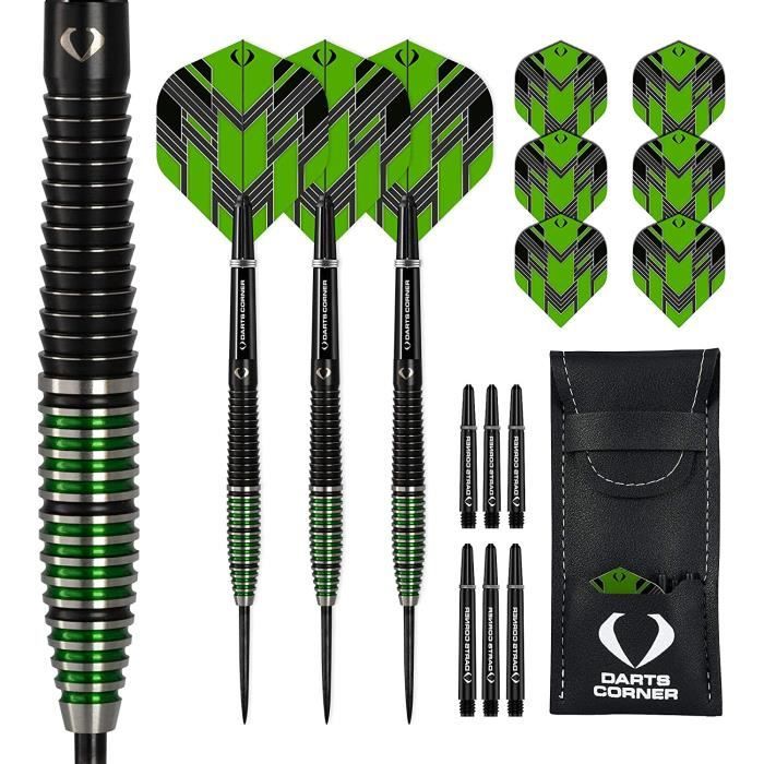 Fléchettes pointe plastique 85% tungstène 20g Winmau Michael Van Gerwen Authentic