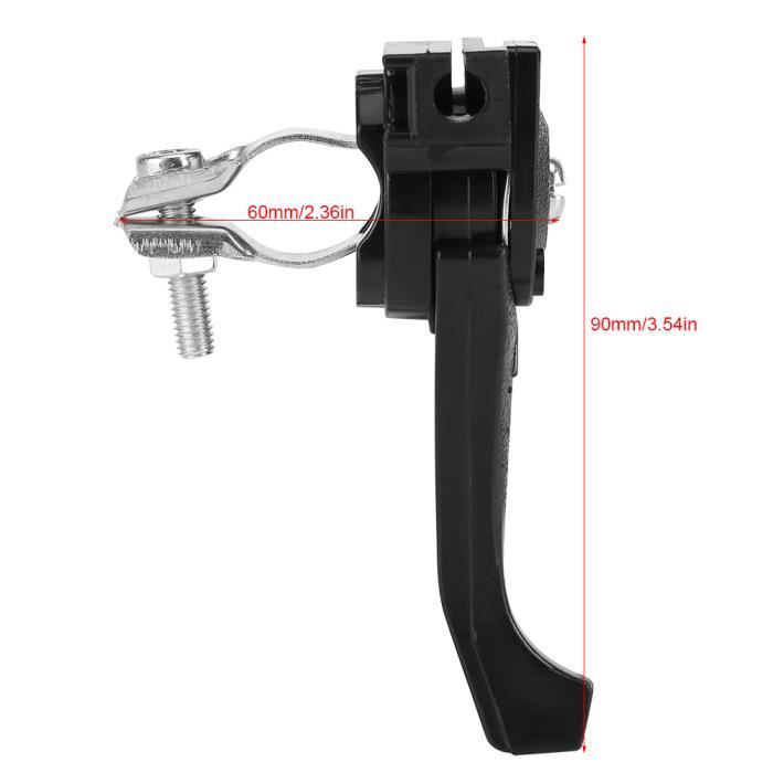 Levier D'Accélérateur Pour Tondeuse à Gazon - Compatible Guidon 23-27mm - Noir
