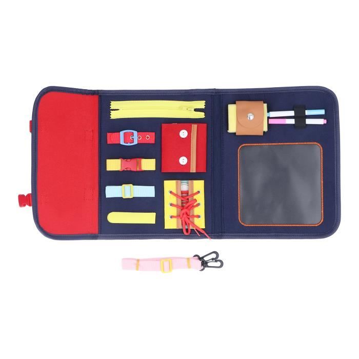 Jouet Autisme TDAH Anxiété Planche Sensorielle Silicone - Double Face Anti-stress - Autisme TDAH Anxiété - Sac Voyage Planche Activité Autisme TDAH