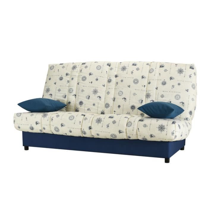 Banquette Lit Clic Clac Matelas 130 Cm Kari N17 Achat