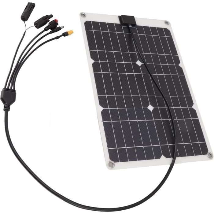 SJLERST 15W Portable Panneau Solaire Pliable Pack Panneaux Solaires Imperméables Pour Le Tourisme Et La Randonnée