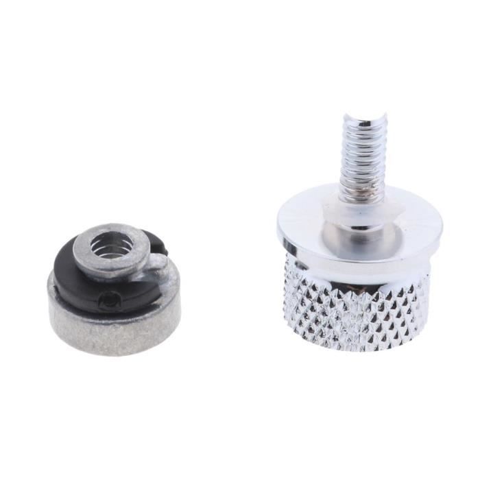 Kit Vis Et Couvercle De Selle Pour Moto – Compatible Road King Et Autres – Aluminium, Boulon Avec Rondelle Caoutchouc