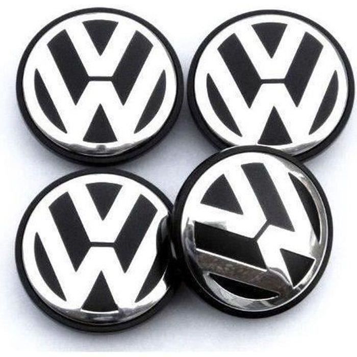 Lot de 4 caches moyeux Volkswagen 65mm réf. 3B7601171 | Rakuten