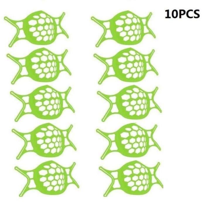 Support Intérieur Masque En Silicone 3D - Évite La Buée Sur Les Lunettes, Confortable Et Réutilisable
