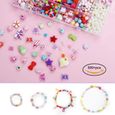 550pcs Bracelet Bricolage Perles Set Colliers Perle Enfants Kit de Fabrication de Bijoux Art Crafts.-1