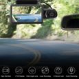  Caméra de Voiture,  3" Full HD LCD 1080P Double DashCam 170° IPS + Caméra Voiture Embarquée Enregistreur de Conduite-1