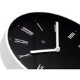 nXt - Horloge murale - Ø 40 cm - Plastique - Noir - 'Felix'-1
