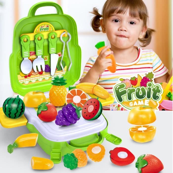 Jouets en bois pour enfants de 2 ans - Ensemble de nourriture pour enfants  - Jouet de cuisine ETA1265 - Cdiscount Jeux - Jouets