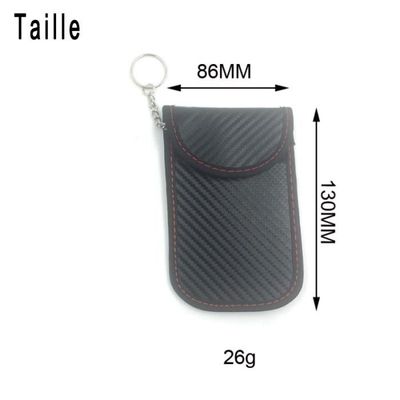 Pochette Faraday Pour Clé Voiture - Bloqueur Signal Anti-Vol, Protection RFID, 2 Pochettes Incluses