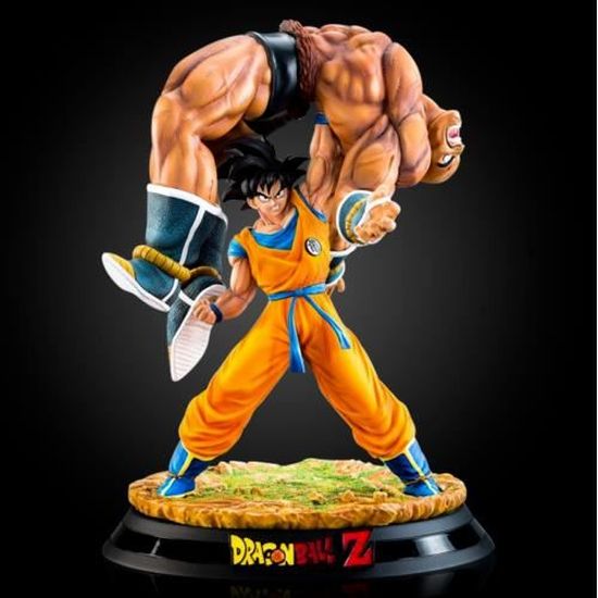 Figurine SON GOKU vs Nappa Dragon Ball DBZ STATUE personnage manga collection anime 42 cm LUXE