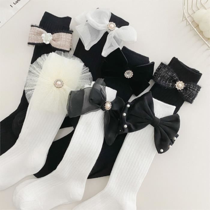 LCW Kids Chaussettes Hautes Pour Filles Avec Détail Nœud Lot De 2 Ecrou O 4485131