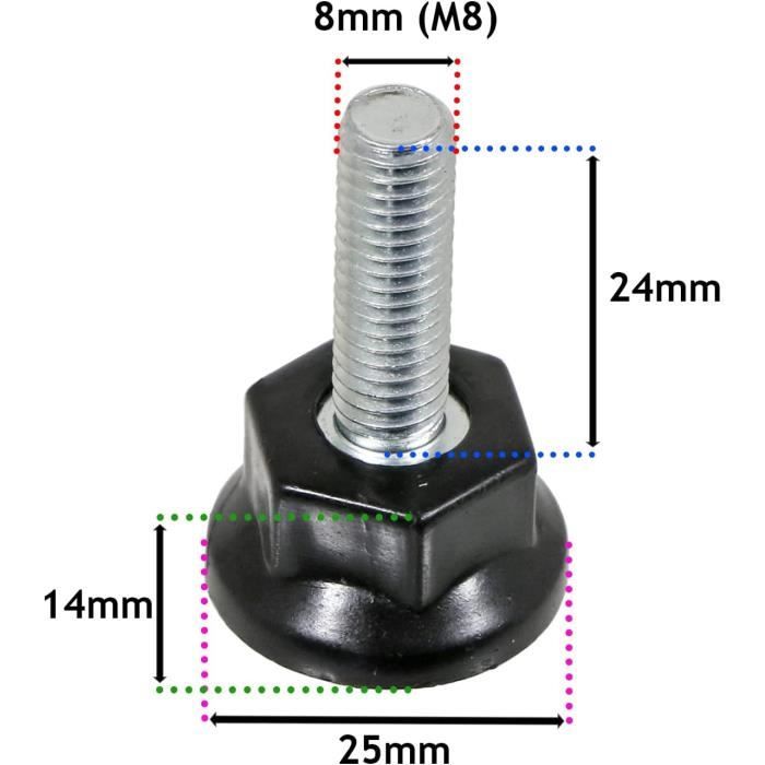 Neewer® Lot de 3 Mini Pieds d'éclairage pour Photographie en Aluminium