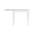 LASTMEUBLES Nova - Table à Manger carré, Table Extensible avec allonge, Coloris Blanc, 90/130 x 90 x 75 cm -2