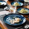 Vancasso, Série Starry, Service de Table Complet en Céramique 24 pièces pour 8 Personnes, Assiette Plate, Assiette à Dessert, Bols-2