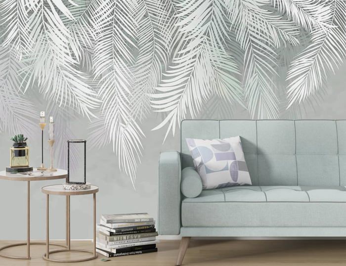 Papier Peint Panoramique Jungle Tropical 3d Soie 356x250cm Feuillage ...