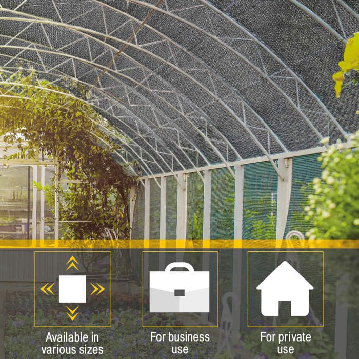 Sol Royal Brise Vue 10m x 1,8m Filet Tissu d'Ombrage 165g/m² – HDPE Pare Vue Soleil Ombrageant Clôture Jardin Gris – SG80 - Jardin Sol Royal Brise Vue 10m x 1,8m Filet Tissu d'Ombrage 165g/m² – HDPE Pare Vue Soleil Ombrageant Clôture Jardin Gris – SG80 - Jardin