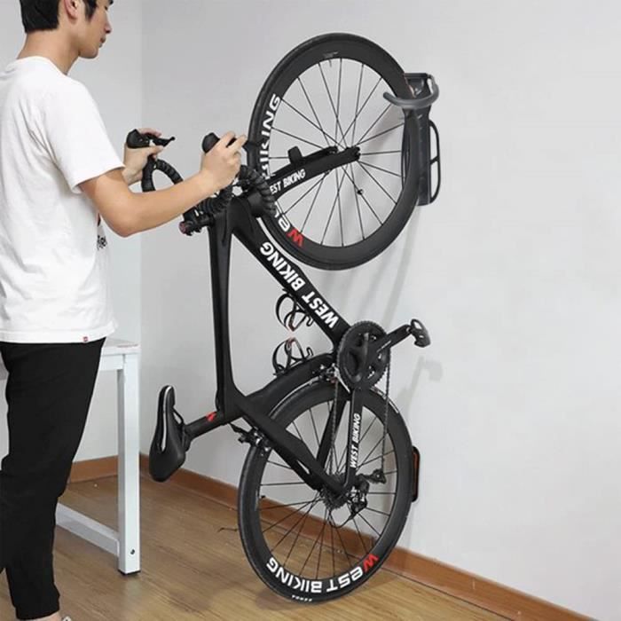 Primematik - Support mural de vélo avec crochet pliable pour rangement de  bicyclette 2-pack - Vélo électrique - Rue du Commerce
