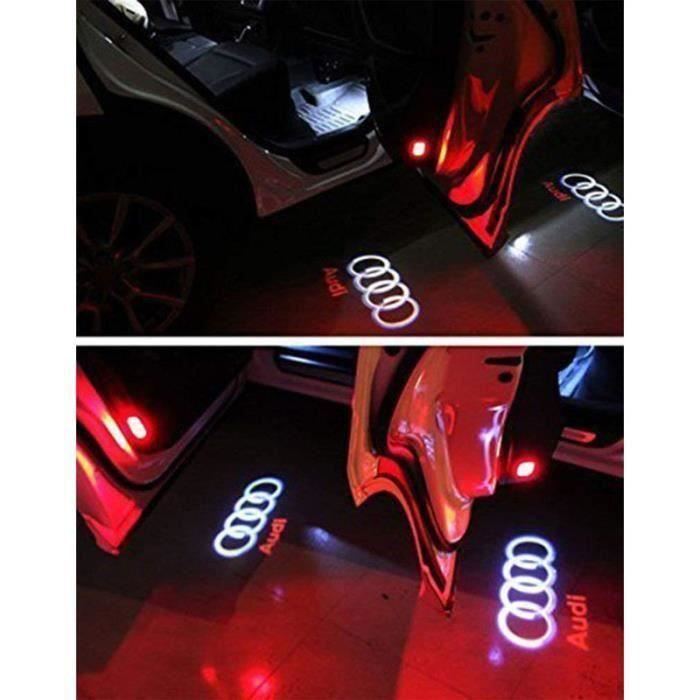 Star-4pcs Voiture LED Projecteur Lumière Bienvenue Pour Porte de voiture  décoratifs entrée Logo de projection Lumières - Cdiscount Auto