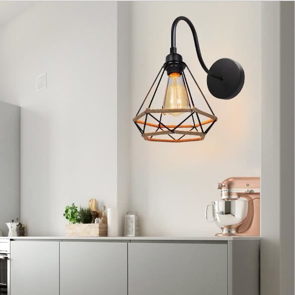 GOECO Applique Murale Vintage Industrielle Réglable Lampe, Murale