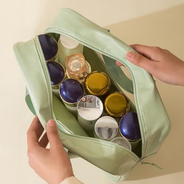 Trousse De Toilette De Voyage Suspendue – Vert, Imperméable, Unisexe, Grand Format