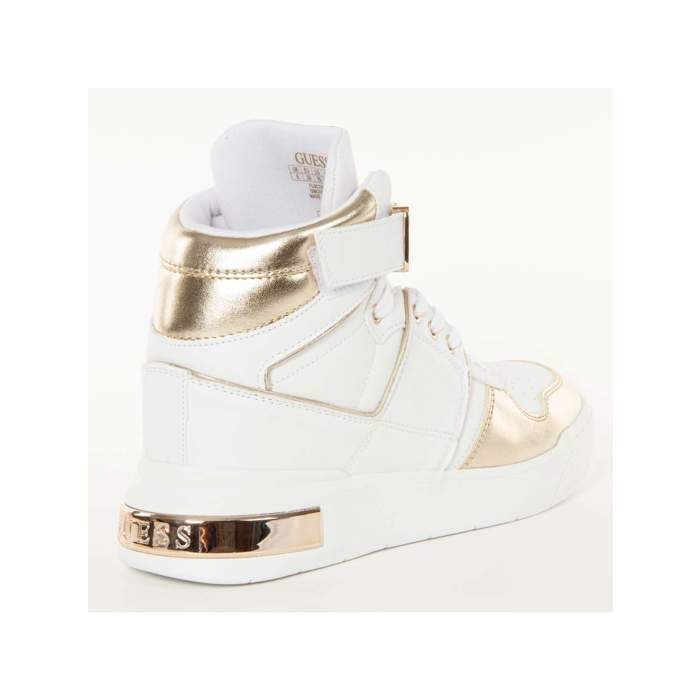 Baskest Guess Femme Blanc - Pallas cuir