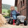 Tracteur à pédales RollyKid Little Grey Fergie avec remorque grise - ROLLY TOYS - Pour enfants à partir de 2 ans-3