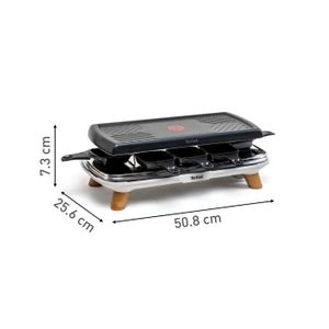 Lot De 8 Coupelles Carrées Tefal - Pour Raclette, Grill Et Wok, Antiadhésives Avec Manche