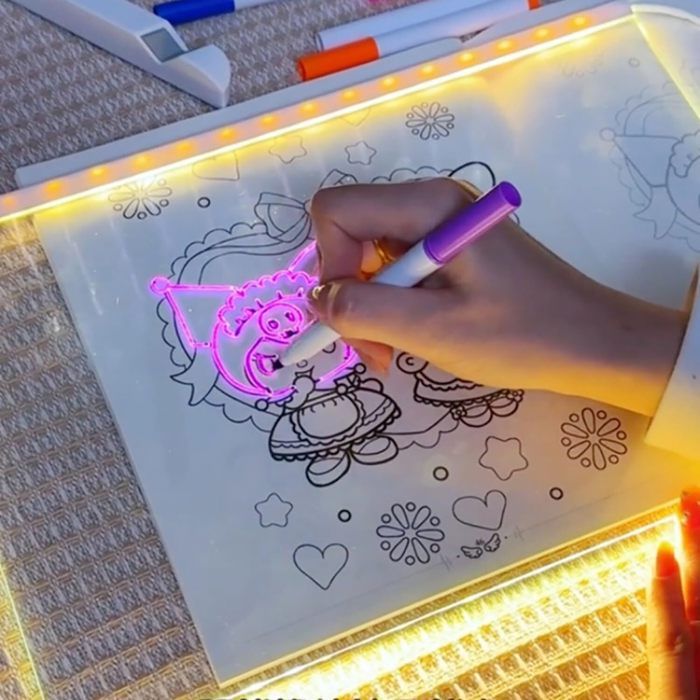 Tablette lumineuse en acrylique pour enfants, dessin et esquisse - Chine Bloc de lumière LED et bloc de lumière de dessin LED prix Tablette lumineuse en acrylique pour enfants, dessin et esquisse - Chine Bloc de lumière LED et bloc de lumière de dessin LED prix