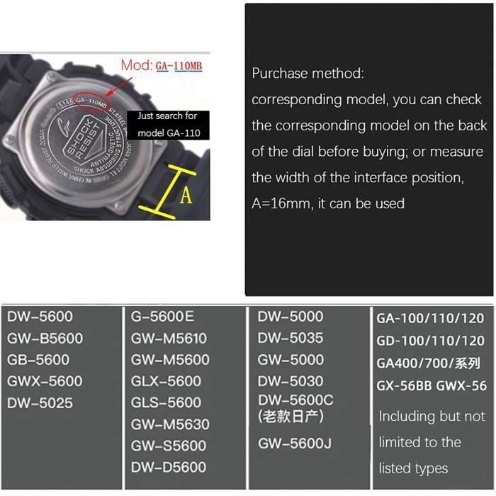 Pieces detachees best sale montre g shock