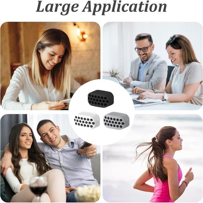 Entraîneur De Mâchoire SIRLOMU – 6 Pièces En Silicone Alimentaire Pour Affiner La Mâchoire Et Le Cou, Réduire Le Double Menton