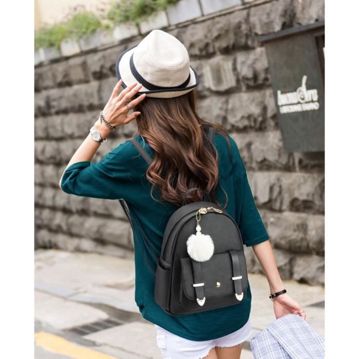 Sac à dos femme noir sales