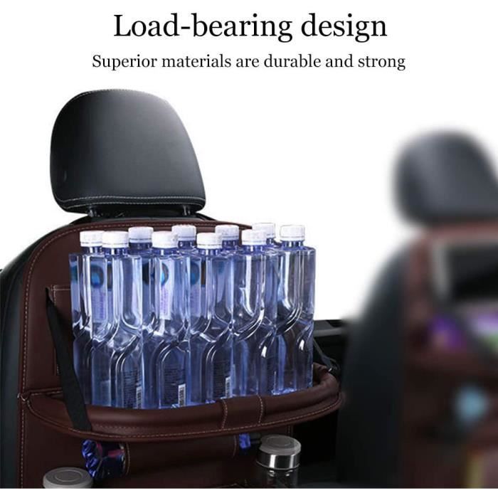 Siège arrière de voiture de table pliante universelle, support de verre de  plateau de