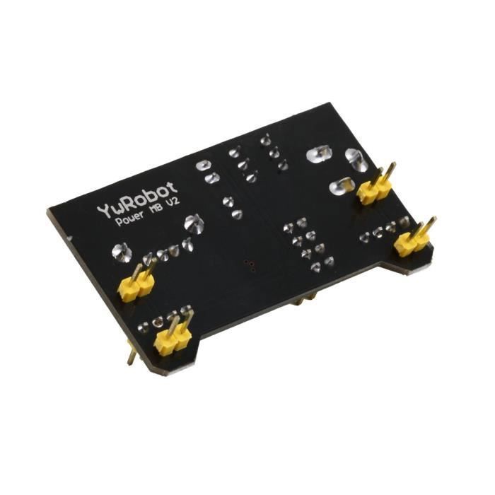 écran Numérique Tension Lot De 5 Modules D'alimentation 5 V/3,3 V à Deux Canaux Pour Platine D'expérimentation Sans Soudure Exercice Soudure Débutants