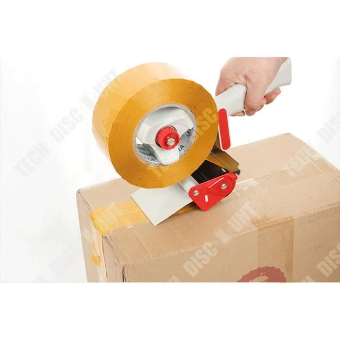 Foska Handheld Utilisation de ruban d'emballage adhésif en plastique Distributeur de pistolet à rouleaux Distributeur automatique de ruban adhésif pour le bureau