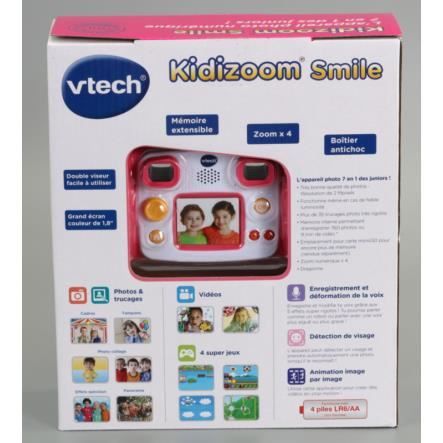 Appareil photo VTECH Kidizoom Duo Rose - Double objectif, 8 en 1, 5 jeux,  antichoc - Pour enfants dès 3 ans - Cdiscount Jeux - Jouets