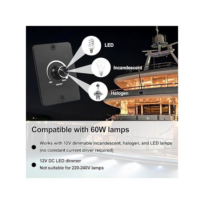 LED VARIATEUR GRADATEUR DIMMER ECLAIRAGE SANS FIL 12V Variateur Led Gradateur Le